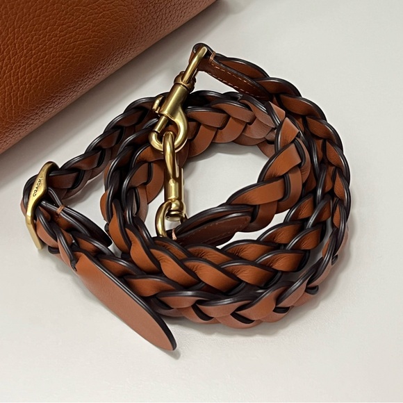 1941 Coach Rogue 20 With Braids In Burnish Amber & Matching Wallet - Picture 8 of 13